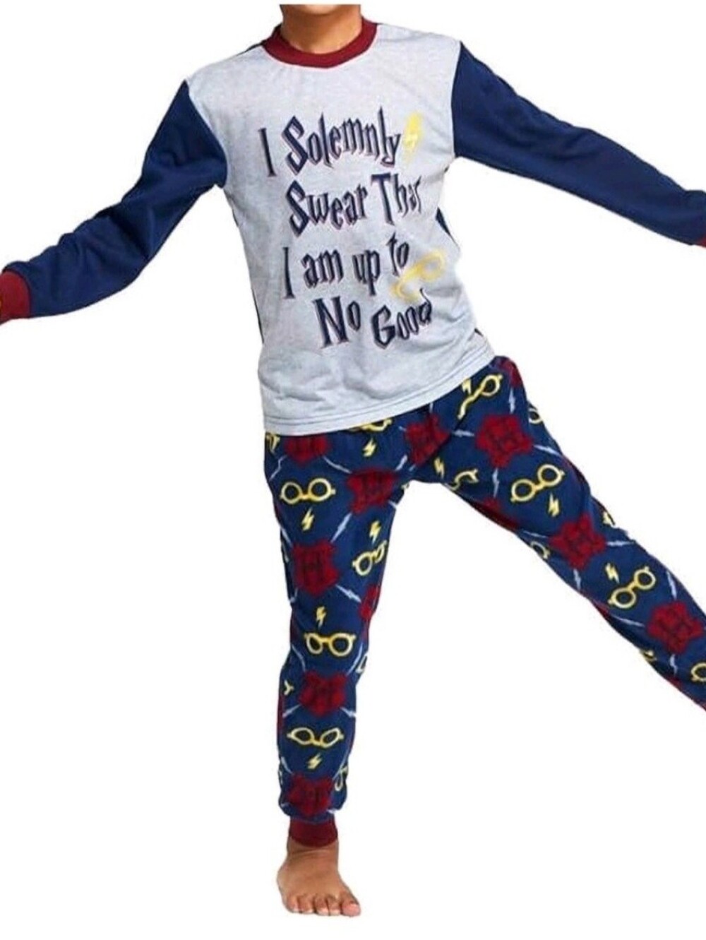 Harry Potter "I Solemnly Swear" Pajama Set